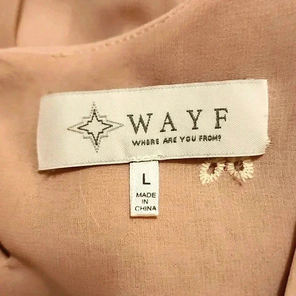 WAYF Embroidered Romper- Size Large- NWOT (worn 2 hours)🌸 - Picture 4 of 9